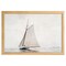 12" x 16" Sailing Excursion Framed Wall Art, Contemporary Coastal Home Décor, Glass Facing and Hanging Hardware Included